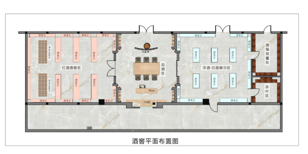 武漢現代城建集團現代?光谷世貿中心地下酒窖